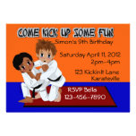 Karate Birthday Personalized Invitation