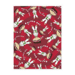 Karate Boy Pattern Postcard