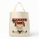 KARATE - Brunette Girl T-shirts and Gifts Tote Bag