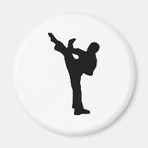 Karate Fridge Magnet