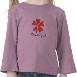 Karate Kat flower girl top--to personalise Tshirt
