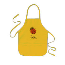 Karate Kat ladybug apron--to personalise