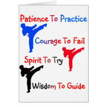 Karate Party Greeting Cards