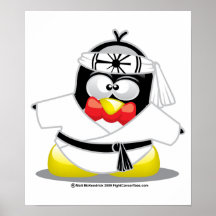 Karate Penguin Posters