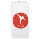 Karate Rising Sun rack cards