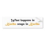 Kariba Bumper Sticker bumper stickers