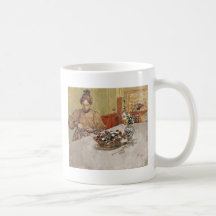 Karin Peeling Apples - Skalande Applen Coffee Mugs