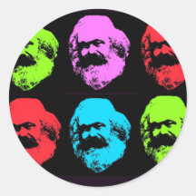 Karl Marx Collage Sticker