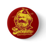 Karl Marx Socialism Button