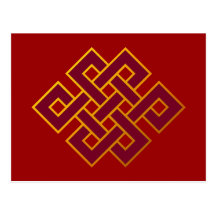 Karma ... Endless Knot or Eternal Knot Post Card