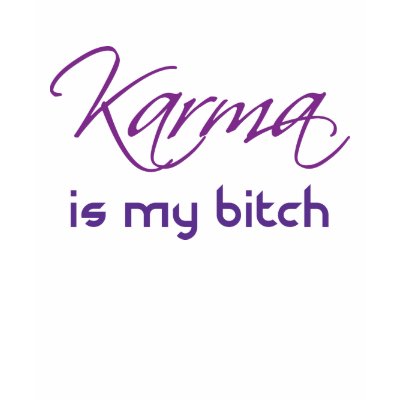 Karma is My Bitch Tshirts by Errant