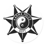 Karma Police! Round Stickers