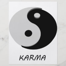 Karma Ying Yang Custom Flyer