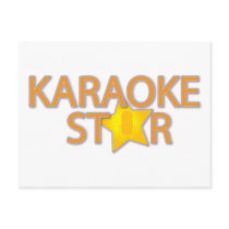 Karoake Star Post Card