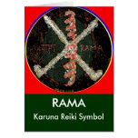 Karuna Reiki Symbol -  RAMA cards