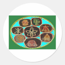 KARUNA Reiki Symbols by Navin Joshi Stickers