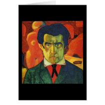 Kasimir Malevich Self Portrait Greeting Cards