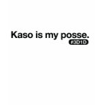 Kaso is my posse. t-shirts