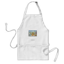 Katmandu & Dogmandu Cartoon Funny Apron