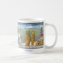 Katmandu & Dogmandu Cartoon Funny Coffee Mug