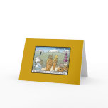 Katmandu & Dogmandu Cartoon Funny Greeting Card