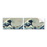 Katsushika Hokusai's Great Wave off Kanagawa bumper stickers