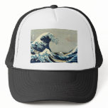 Katsushika Hokusai's Great Wave off Kanagawa hats