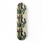 Katsushika Hokusai's Irises (Detail) skateboards