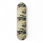 Katsushika Hokusai's Irises skateboards