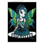 "Katy" Green Tattoo Faerie Art Card