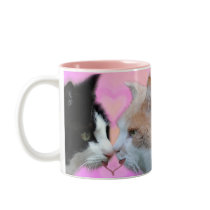 Katzen Liebespaar Kaffeetassen