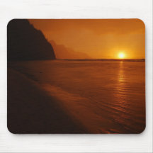 Kauai Hawaii Kee Beach Mousepad