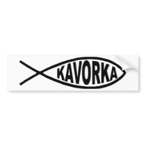 Kavorka fish-bumper bumper stickers