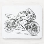 Kaw ER6f Ninja 650R 2010 mousepads