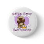 Kawaii Afghan Hound Rally Obedience buttons