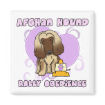 Kawaii Afghan Hound Rally Obedience magnets