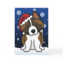 Kawaii Akita Christmas Card
