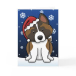 Kawaii Akita Christmas Card