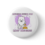 Kawaii American Eskimo Dog Rally Obedience buttons