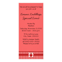 Kawaii Apple (Girl) Custom Invites