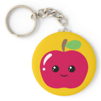 Kawaii Apple Key Chains