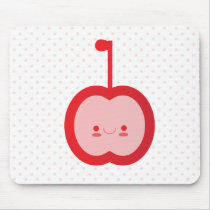 Kawaii Apple Mousepad