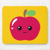 Kawaii Apple Mouse Pads