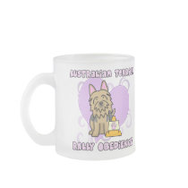 Kawaii Australian Terrier Rally Obedience Coffee Mugs