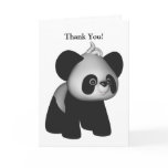 Kawaii Baby Panda Thank You Card