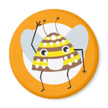 KAWAII BEE HIVE FRIDGE MAGNETS