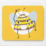 KAWAII BEE HIVE MOUSE PADS