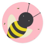 KAWAII BEE SWARM AND polka dots pink pastel stickers