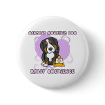 Kawaii Bernese Mountain Dog Rally Obedience Pins