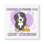 Kawaii Bernese Mountain Dog Rally Obedience Magnets